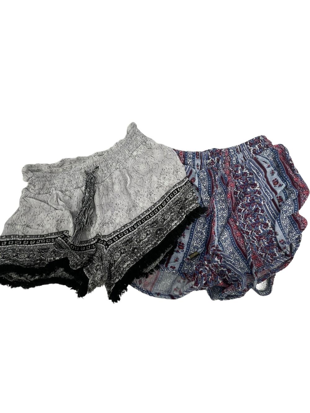 Pink Republic No Boundaries Lot of 2 Boho Printed Shorts Junior's Size XS
